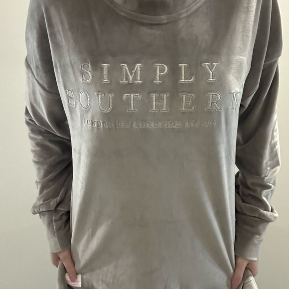 Simply Southern Gray Women's Sweater - Picture 2 of 2